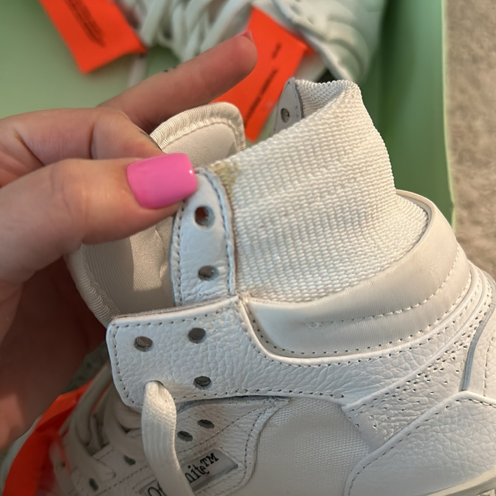 Women’s Off-White size 36 3.0 off court high top sneakers - Picture 6 of 11